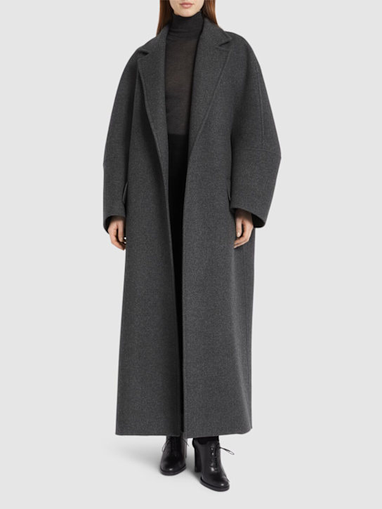 Luisaviaroma Cappotto J-8B Lungo In Lana E Cashmere