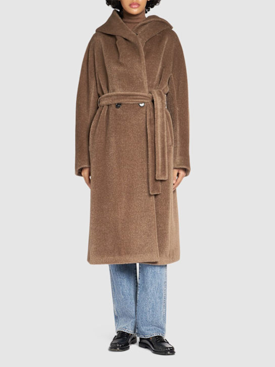Luisaviaroma Cappotto Lungo Eliana In Misto Lana Con Cintura