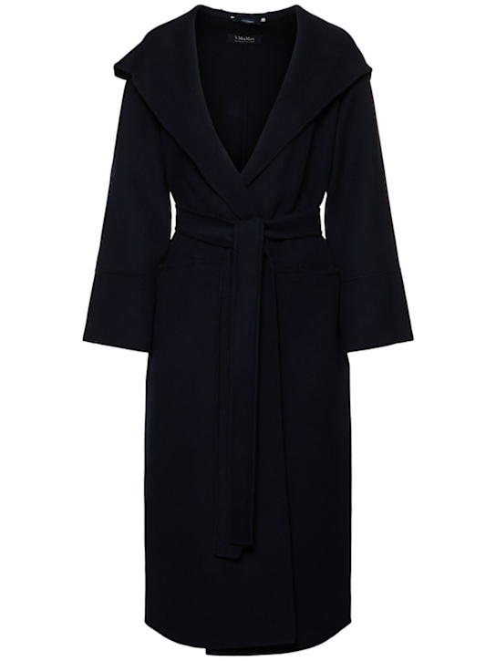 Luisaviaroma Cappotto lungo Fabio in lana con cintura