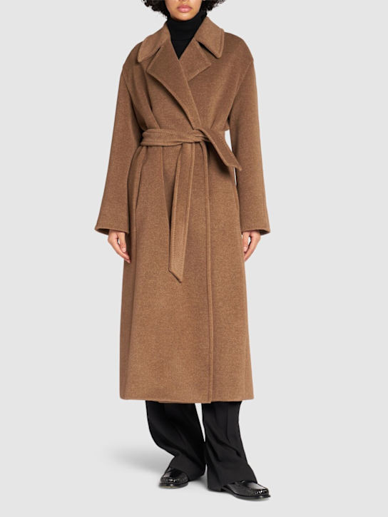 Luisaviaroma Cappotto Lungo Fragore In Misto Alpaca