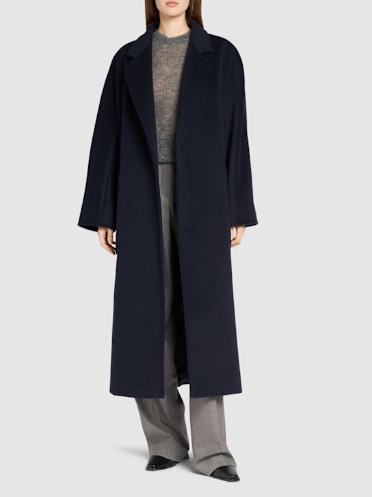Luisaviaroma Cappotto Lungo Locri In Lana E Cashmere