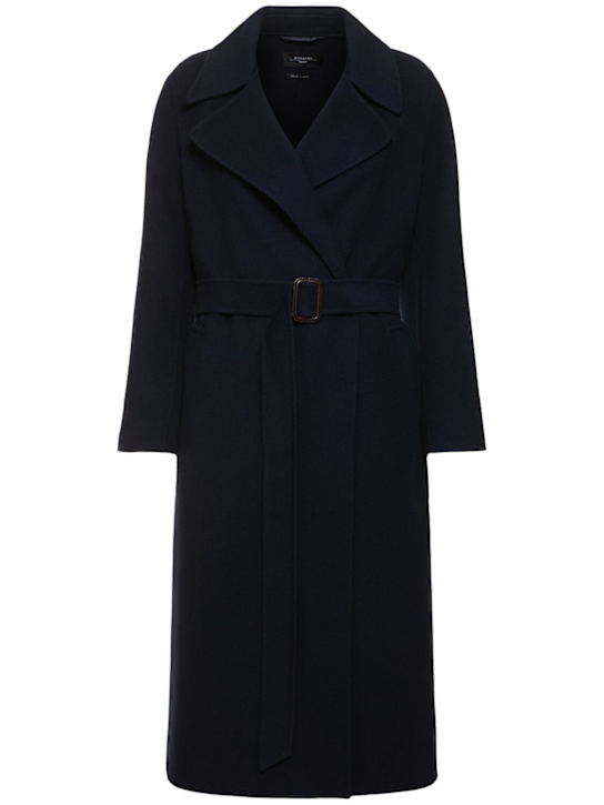 Luisaviaroma Cappotto midi Manu in lana con cintura