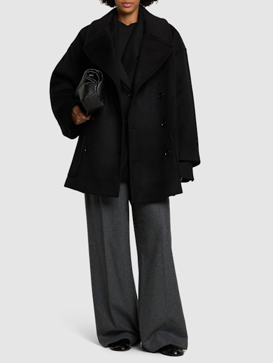 Luisaviaroma Cappotto Oversize Marian In Misto Lana