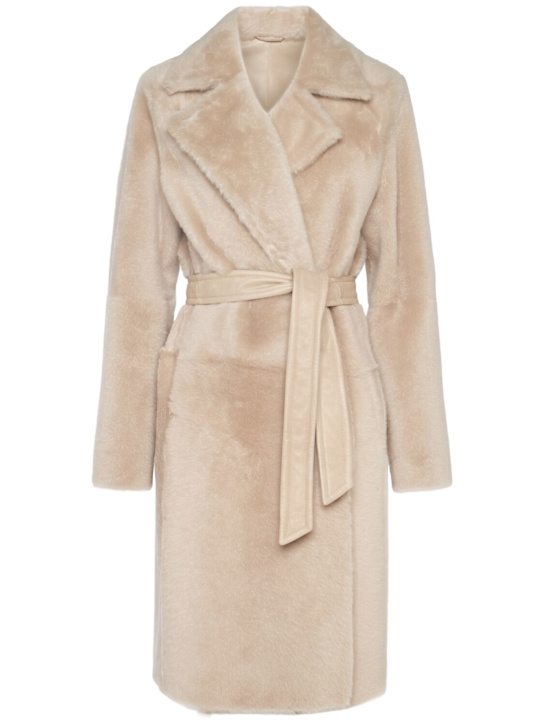 Luisaviaroma Cappotto Ulzio in pelliccia con cintura