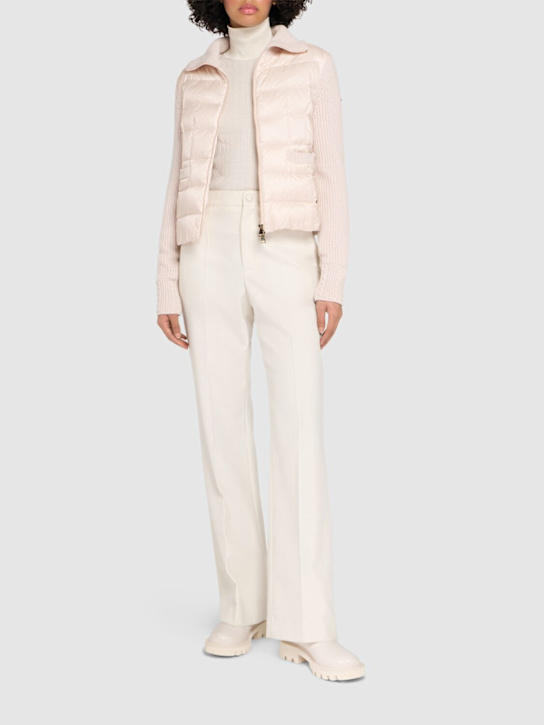 Luisaviaroma Cardigan Imbottito In Misto Lana Vergine