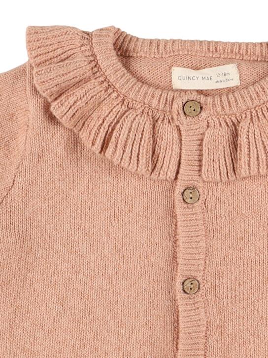 Luisaviaroma Cardigan In Maglia Di Cotone Organico E Lino