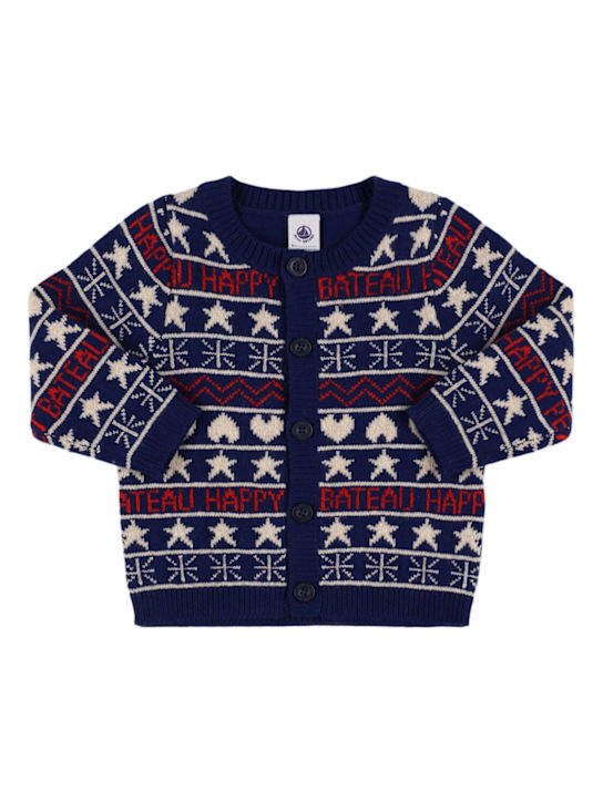 Luisaviaroma Cardigan in maglia di misto lana jacquard