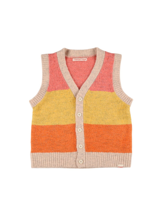 Luisaviaroma Cardigan smanicato in maglia di misto acrilico