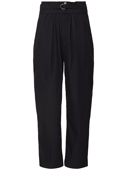 Luisaviaroma Celia high rise cotton blend wide pants