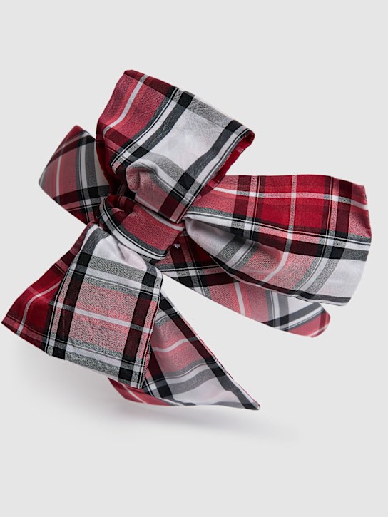 Luisaviaroma Cerchietto Per Capelli Con Stampa Check E Fiocco