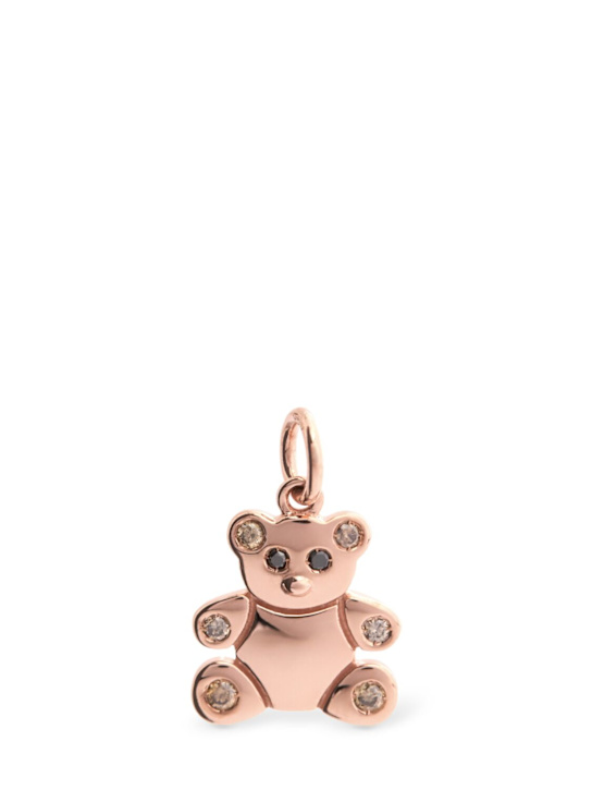 Luisaviaroma CHARM “ORSETTO” IN ORO ROSA 9KT CON DIAMANTI
