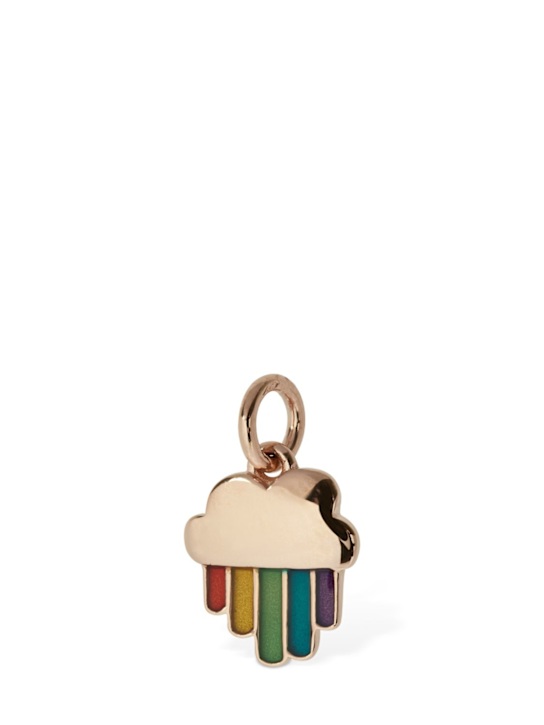 Luisaviaroma Charm Rainbow in oro rosa 9kt smaltato