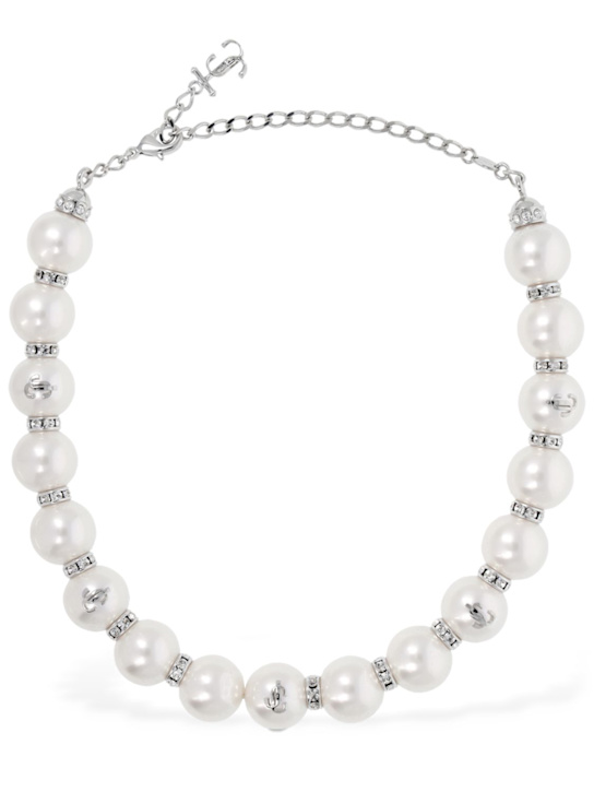 Luisaviaroma Choker con cristalli e perle d’imitazione