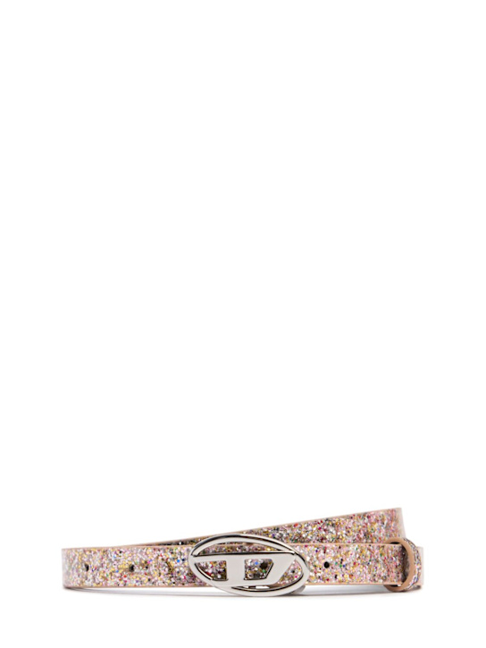 Luisaviaroma Cintura B-1DR 15 in similpelle con glitter