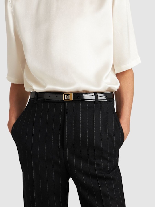 Luisaviaroma Cintura Boucle La 66 In Pelle Spazzolata 3cm