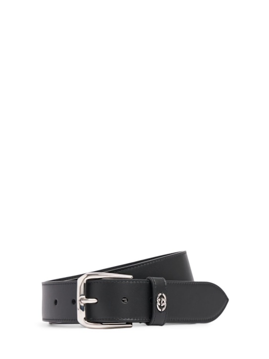Luisaviaroma Cintura in pelle con fibbia quadrata 3 5cm