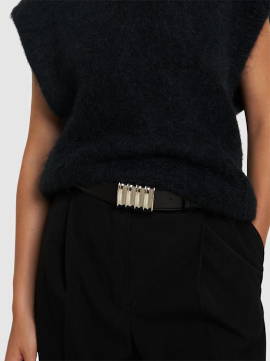 Luisaviaroma Cintura Medium Julius In Pelle Liscia 4cm