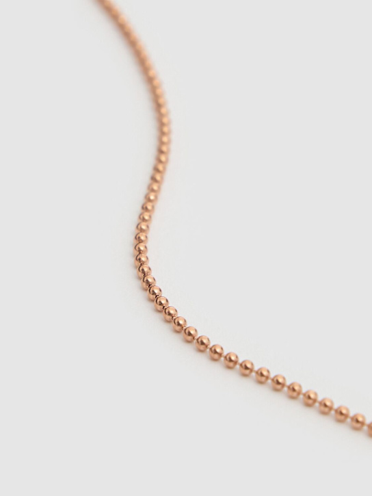 Luisaviaroma Collana A Catena Bollicine In Oro Rosa 9kt