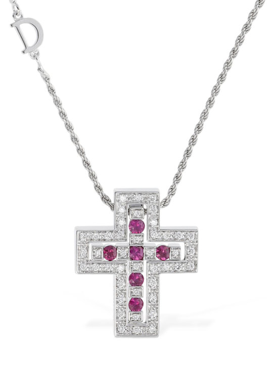 Luisaviaroma Collana Belle Epoque con rubino e diamanti
