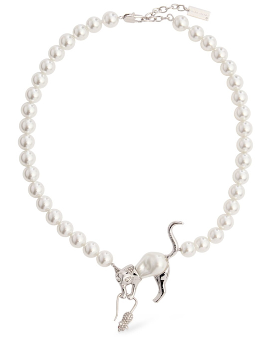 Luisaviaroma Collana Cat And Mouse con perle d’imitazione