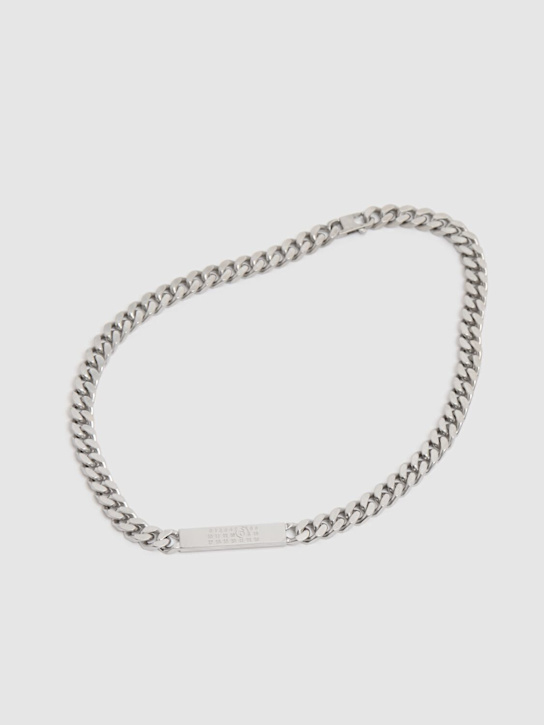 Luisaviaroma Collana Con Catena MM6 Con Logo Minimal