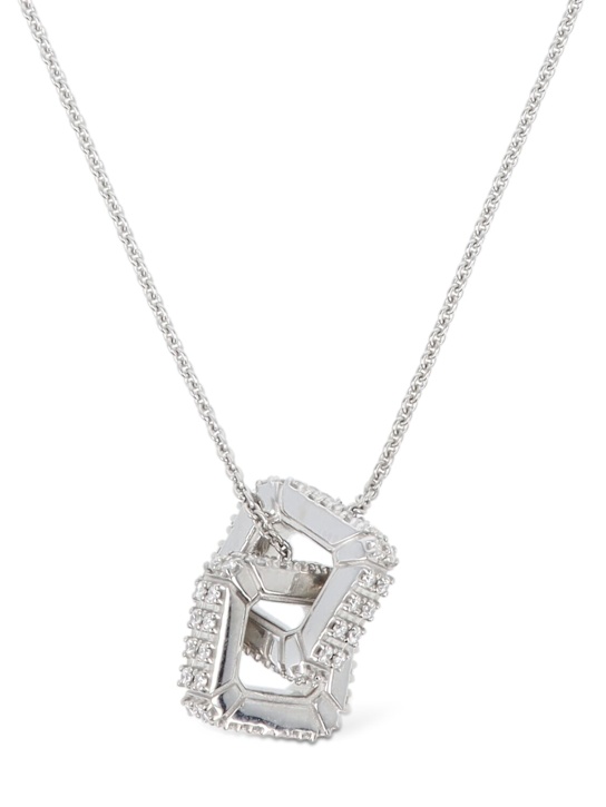 Luisaviaroma Collana Double Hug in oro 18kt / diamanti