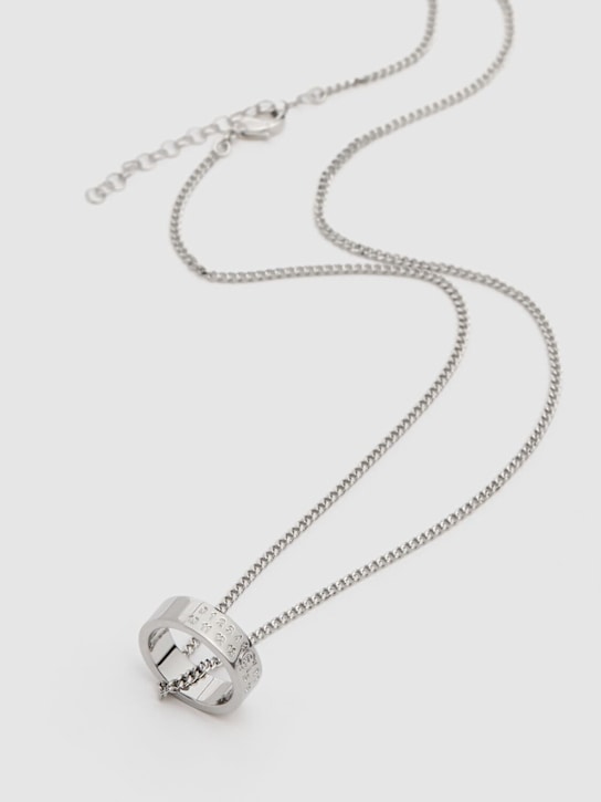 Luisaviaroma Collana In Ottone Con Logo MM6 Minimal