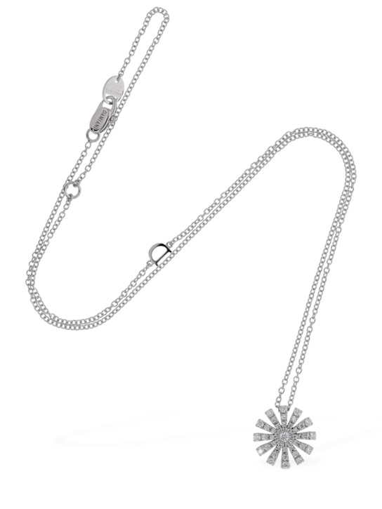 Luisaviaroma Collana Margherita In Oro 18kt Con Diamanti