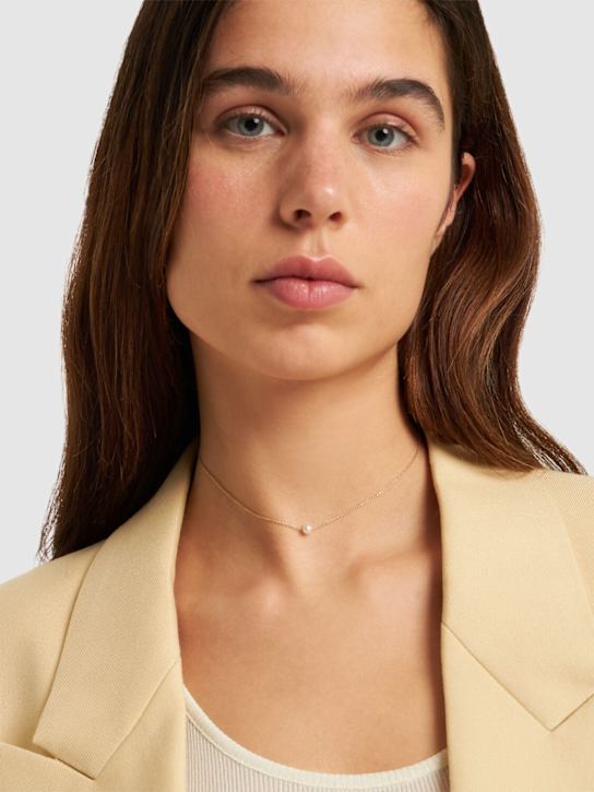 Luisaviaroma Collana Stella Simple In Oro 14kt Con Perla
