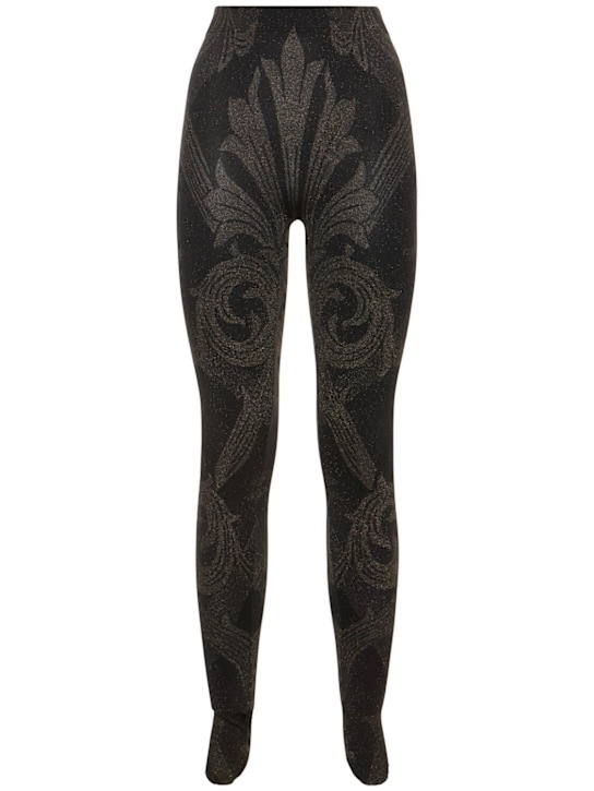 Luisaviaroma Collant Wolford x Etro in jacquard lucido