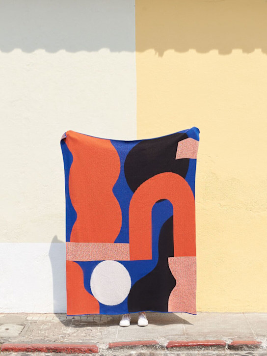 Luisaviaroma Coperta Bebo In Maglia Di Misto Cotone