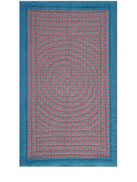 Luisaviaroma Copriletto Kandem Queen Peach In Cotone Trapuntato