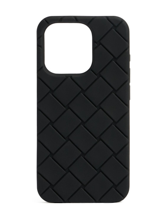 Luisaviaroma Cover iPhone 15 Pro Intreccio in gomma