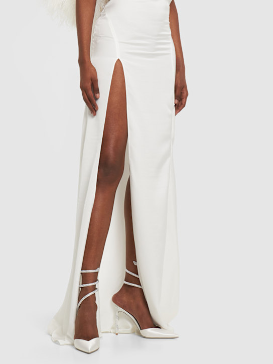 Luisaviaroma Décolleté In Raso Con Decorazioni 105mm