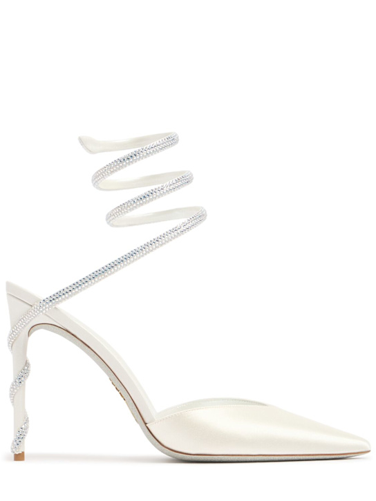 Luisaviaroma Décolleté in raso con decorazioni 105mm