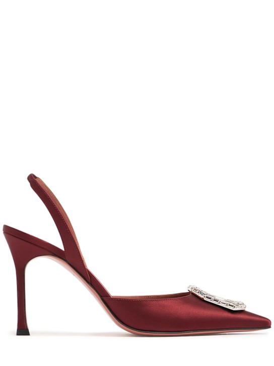 Luisaviaroma Décolleté slingback Camelia in raso 90mm