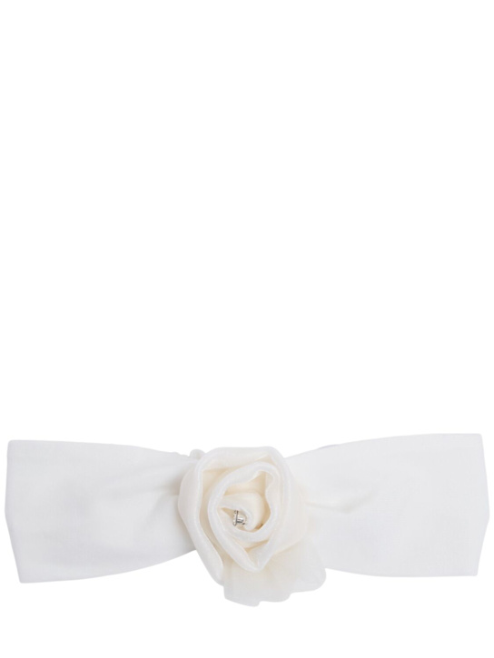 Luisaviaroma Fascia per capelli in cotone con fiore