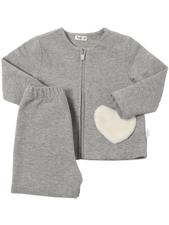 Luisaviaroma Felpa e pantaloni in jersey di cotone stretch
