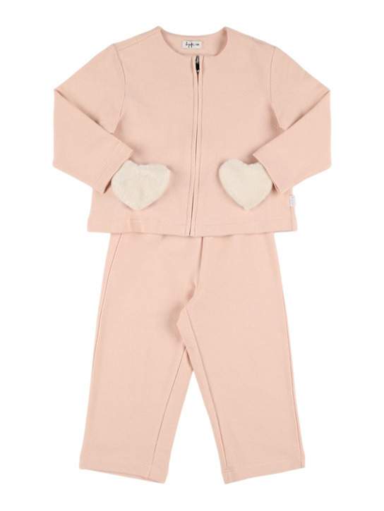 Luisaviaroma Felpa e pantaloni in jersey di cotone stretch