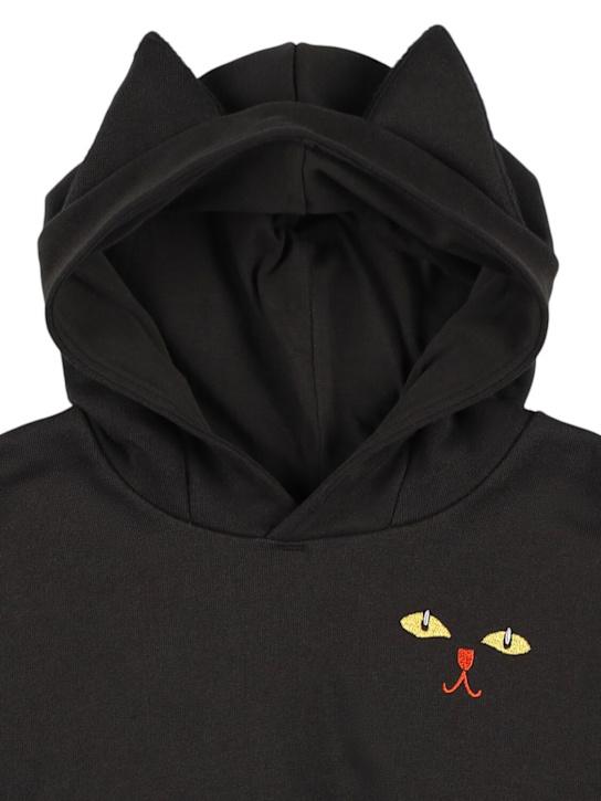 Luisaviaroma Felpa In Cotone Con Cappuccio E Orecchie Applicate