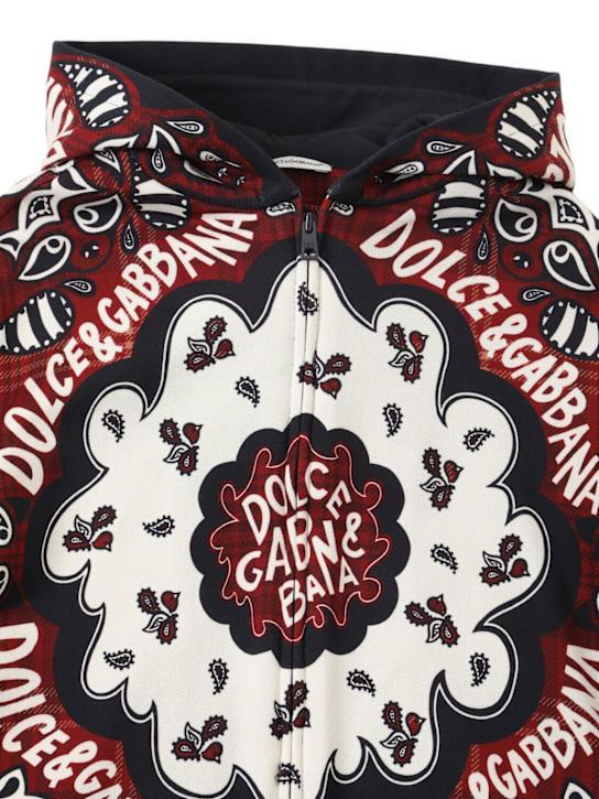 Luisaviaroma Felpa In Cotone Con Stampa E Cappuccio
