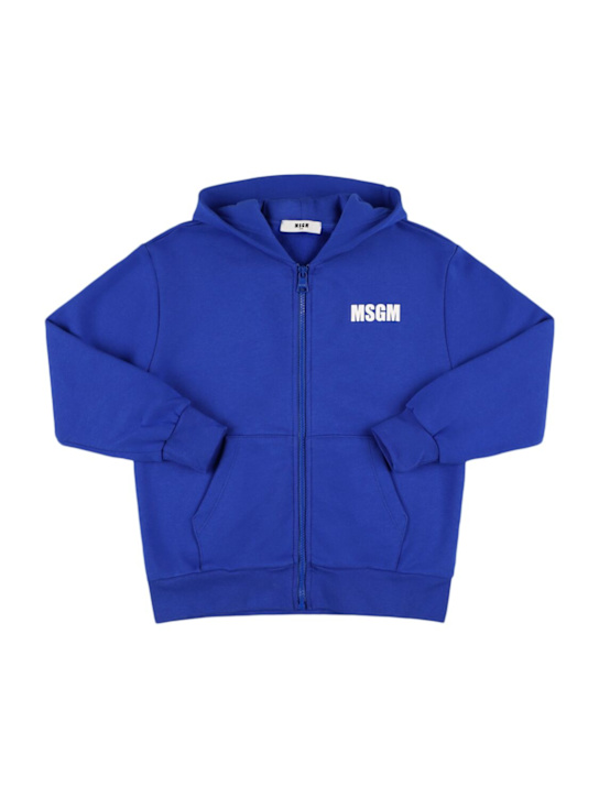 Luisaviaroma Felpa In Cotone Stampato Con Cappuccio