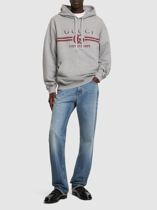 Luisaviaroma Felpa In Jersey Di Cotone Con Cappuccio