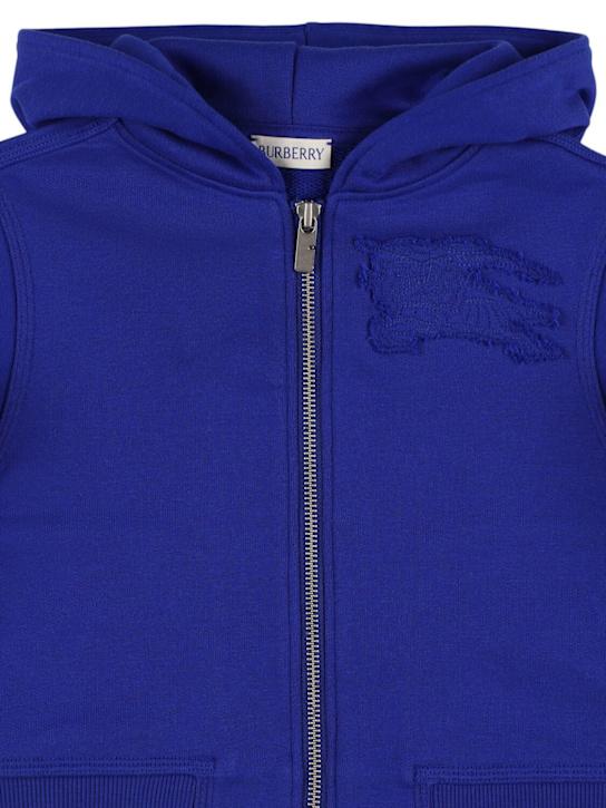 Luisaviaroma Felpa In Jersey Di Cotone Con Zip E Cappuccio