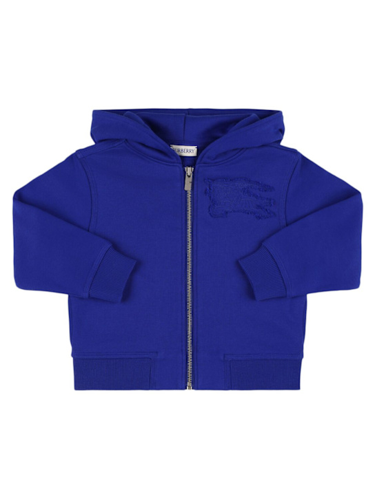 Luisaviaroma Felpa in jersey di cotone con zip e cappuccio