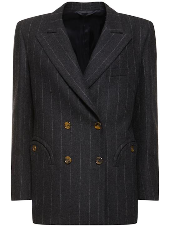 Luisaviaroma Ferien Everynight pinstriped wool jacket