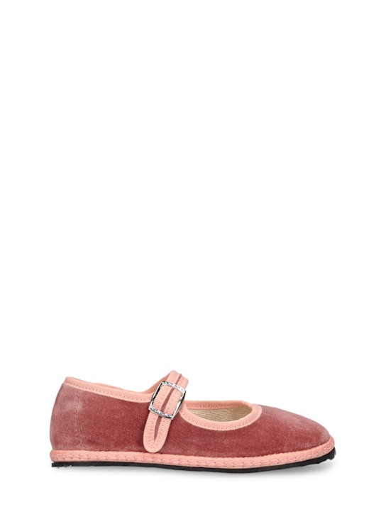 Luisaviaroma Friulane Mary Jane in velluto di cotone