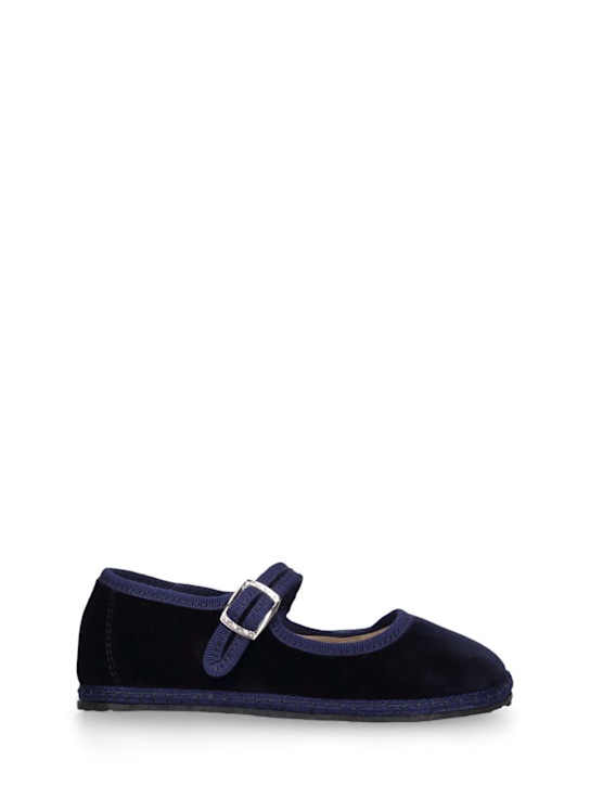 Luisaviaroma Friulane Mary Jane in velluto di cotone