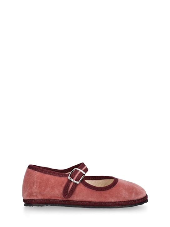Luisaviaroma Friulane Mary Jane in velluto di cotone