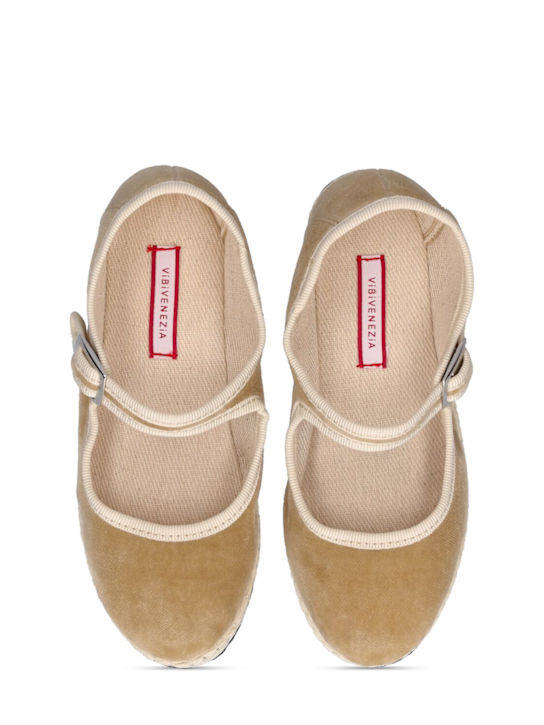 Luisaviaroma Friulane Mary Jane In Velluto Di Cotone